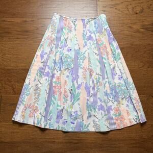 Vintage 90s pastel floral skirt